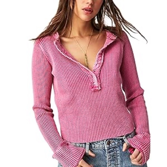 Free People Colt Top Pink NWT SMALL - Picture 1 of 2